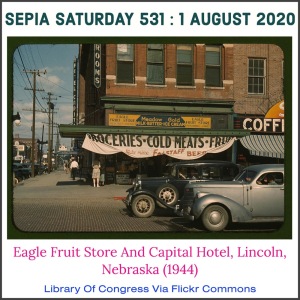 Sepia Saturday 521 Theme Image, Lincoln Nabraska in Colour